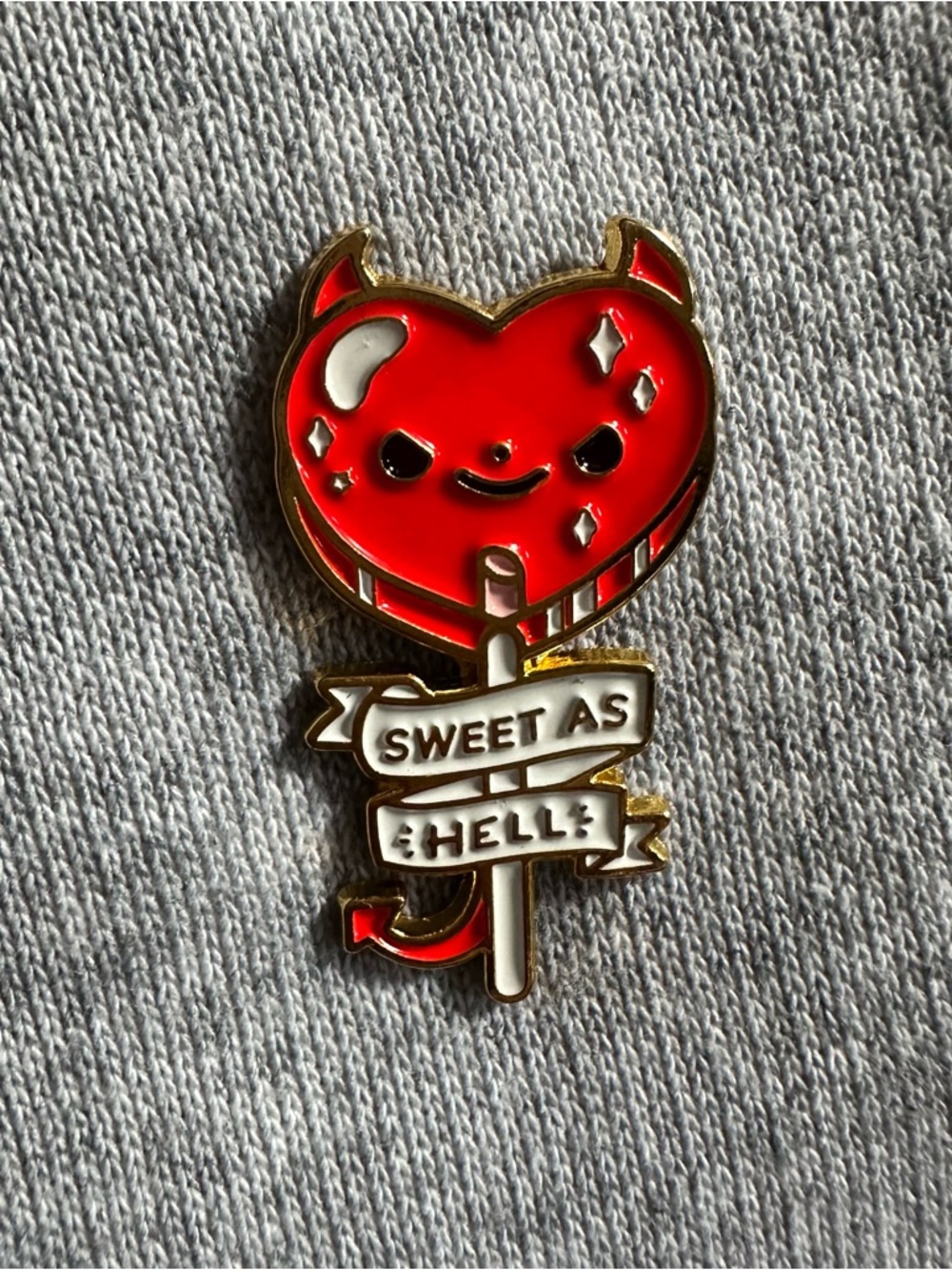 Sweet As Hell Enamel Pin